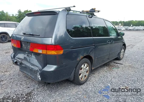 2004 Honda Odyssey Ex from USA, damaged, VIN 5FNRL18684B108919